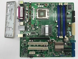Pegatron IP4BL-ME Rev: 1.04- DDR2 - mATX - Sockel 775 - mit I/O Shield #M825 - Picture 1 of 4
