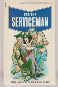 For The Serviceman 88-900 Melrose Square 1971 Humor Cartoon Ted Trodon Topper+ - Imagen 1 de 2