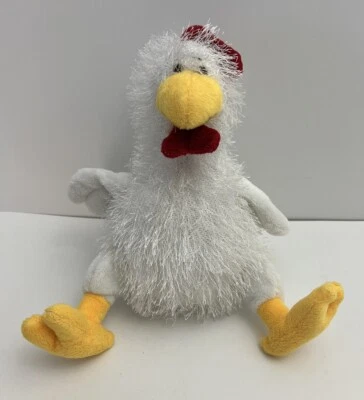 GANZ Chicken Webkinz Plush 8" Farm Adorable Shaggy Stuffed Animal Toy Gift - Image 1 of 4