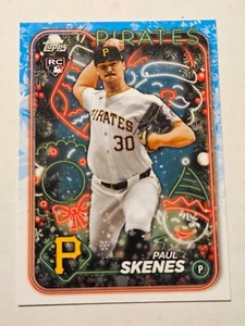 Paul Skenes - 2024 Topps Holiday Rookie Card - Picture 1 of 2