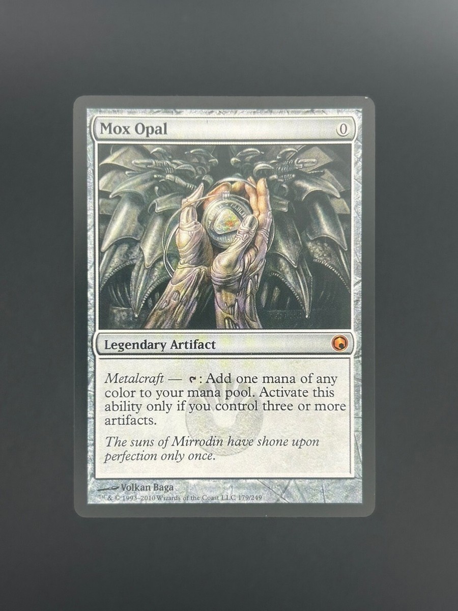 【最安値】MTG オパールのモックス foil PSA10 ダブルマスターズ Foil】《オパールのモックス/Mox Opal》※部分光沢[MPS] 茶R