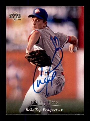 1995 Upper Deck Minor League #138 Chad Fox On Card Autograph - Image 1 of 2