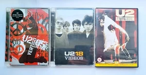 USED 3 U2 DVD'S VERTIGO, 18 VIDEO'S & RATTLE AND HUM MINT CONDITION  - Imagen 1 de 9