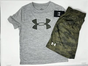 NWT Under Armour Kids Boys Clothes 2 Piece Set, size youth small - Picture 1 of 4