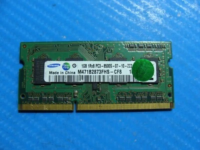 HP 15-f233wm Samsung 1Gb Memory Ram So-Dimm PC3-8500S M471B2873FHS-CF8 - Image 1 of 2
