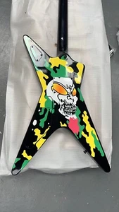Trendkill E-Gitarre 6 Saiten maßgefertigt Washbns Totenkopf Korpus kostenloser Versand - Bild 1 von 7