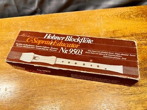 Vintage Hohner Blockflote Wood Recorder C-Soprano Educator No 9503 Original Box - Picture 1 of 10