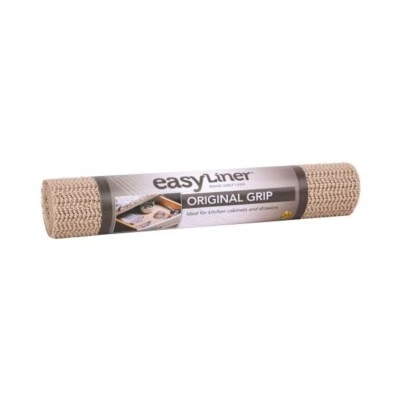 393438 Original Grip EasyLiner® Marca Forro de Estante - Taupe, 12 pulgadas x 5 pies Foto 1 de 4