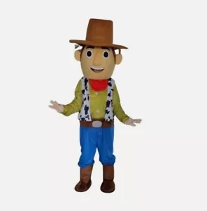 Toy Story Woody Costume Adult Cartoon Mascot Birthday Halloween Party Dress Up - Picture 1 of 2