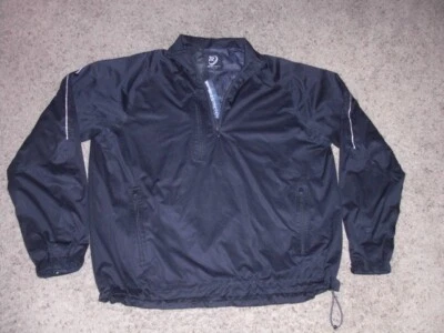 ZERO RESTRICTION Black full zip lightweight Golf Jacket men's Large - Image 1 of 4