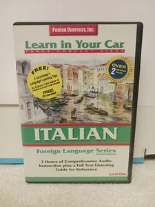Learn in Your Car ITALIAN Level One Audio CD Reference Booklet Included on 3 CDs - Bild 1 von 9