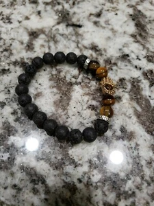 Chakra Lava Stone Diffuser Bracelet  - Picture 1 of 1