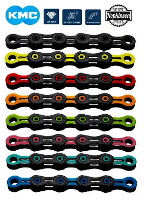 KMC Chain DLC X SUPER LIGHT 10/11 velocità diamante MTB mountain bike da strada  - Immagine 1 di 4