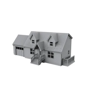 SSMODEL Z Gauge 1/220 American Style Houses For Model Display - Picture 1 of 5