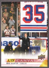 2022-23 UPPER DECK SERIES TWO MIKE RICHTER CANVAS RETIRED CARD # C244 !!!