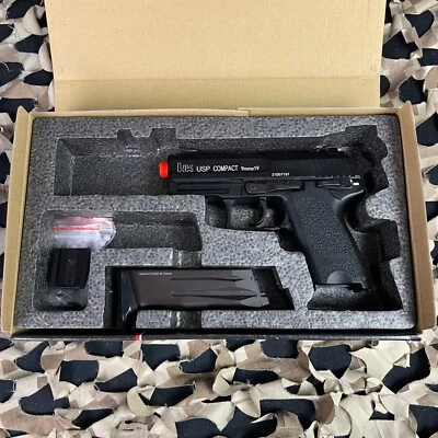 NEW H&K USP Compact Competition Gas Blowback Airsoft Pistol - Black (2275004) - Image 1 of 4