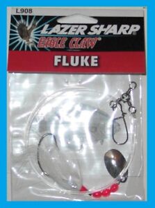 FLUKE SPINNER RIGS Eagle Claw 6-PACK NEW! #L908 FREE USA SHIPPING