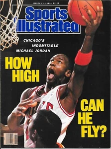Sports Illustrated 1989 MICHAEL JORDAN Chicago Bull HAKEEM OLAJUWON Houston NoML - Imagen 1 de 4