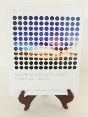 Elementary Statistics Technology Update Book -Triola Santa Ana College W/CD-Rom - Image 1 of 4