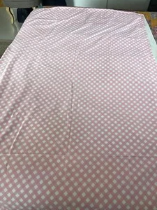 Vintage Wondercale Pink Gingham Double Flat Sheet & 2 pillowcases by Springmaid - Picture 1 of 8