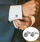 Silver Plated Twist Knot Cufflinks Men's Tuxedo Suit Formal Cuff Links Jewellery