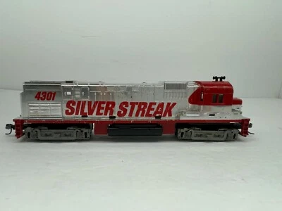 Tyco Diesel Locomotive Silver Streak #4301 Lighted HO Scale - Image 1 of 4