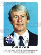 1984-85 Edmonton Oilers Red Rooster #26 John Muckler