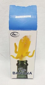 Fred TOP BANANA Wine/Beer Stopper Brand New- Open Box Great Funny Gift Stuffer - Picture 1 of 5