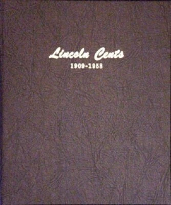 Álbum Dansco para monedas de centavo Lincoln de Estados Unidos 1909-1958 S D conjunto colección 7103 nuevo Foto 1 de 4