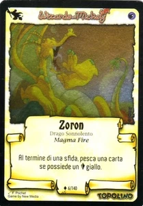 WIZARDS OF MICKEY Zoron 6/140 FOIL ETA OSCURA ITA NEAR MINT - Imagen 1 de 1