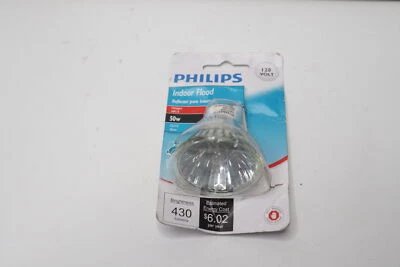 Philips Indoor Flood Light Bulb 50-Watt MR16 GU10 Base   - Image 1 of 4