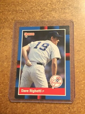 1988 Donruss Baseball # 93 Dave Righetti  - Image 1 of 2