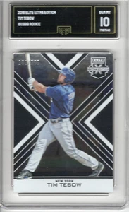 2016 EXTRA EDITION TIM TEBOW RC #181/999 (GRADED GMA 10 GEM) - Picture 1 of 1