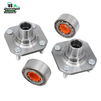 Se adapta a Toyota Tercel 1991-1999 1992-1997 Paseo 2x conjunto de buje y cojinete de rueda delantera Foto 1 de 4