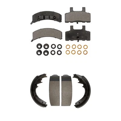Front Brake Pads Rear Drum Shoes Kit for Chevrolet Express 1500 Tahoe 1995-2002  - Image 1 of 4