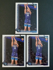 (3) 2025 Topps Joan Beringer RCs # 217 " Minnesota Timberwolves " - Bild 1 von 2