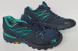 Women's 9.5 THE NORTH FACE Hedgehog Fastpack GTX Hiking Shoes Waterproof BLUE - Picture 1 of 8