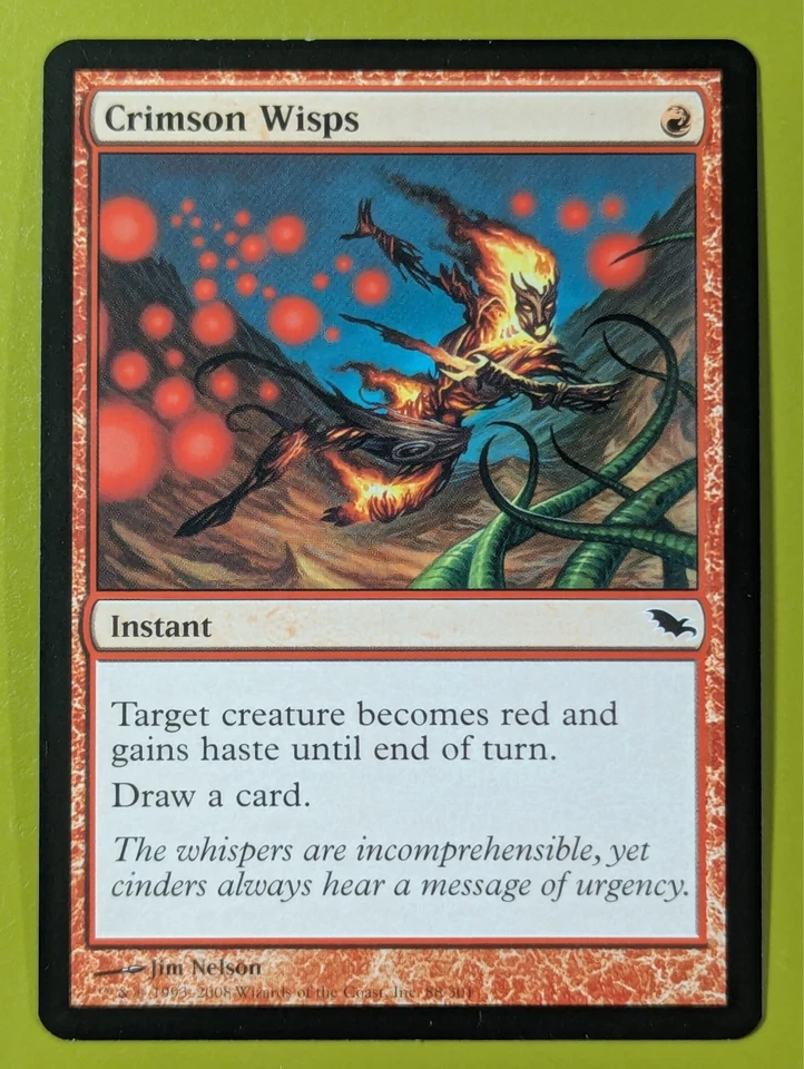 Crimson Wisps x1 Shadowmoor 1x  Magic the Gathering MTG - Image 1 of 1