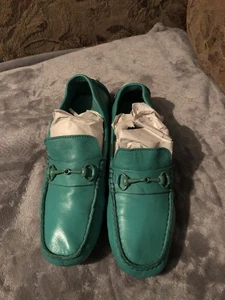 Woman’s Leather Shoes Design By Cole Haan Size 6B Kelly Green  - Picture 1 of 11