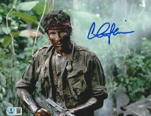 CHARLIE SHEEN PLATOON CHRIS TAYLOR BECKETT AUTHENTICATED SIGNED 8x10 - Picture 1 of 1