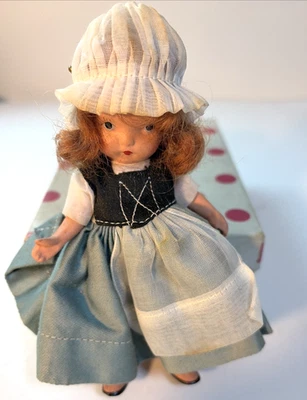 Muñeca Nancy Ann Storybook "Irlandesa" #34 Caja Original Piernas Articuladas Foto 1 de 4