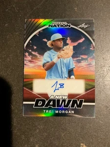 2025 Leaf Nation Baseball Tre Morgan New Dawn Autogramm #7/15 Tampa Bay Rays - Bild 1 von 3