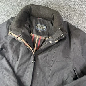 Pendleton Jacket Womens Medium Blk Water Resistant Rain Coat Plaid Liner 1328191 - Picture 1 of 17