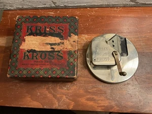 Affilacoltelli lama rasoio Kriss Kross Stropper vintage anni 20 con scatola usato buone condizioni - Foto 1 di 8