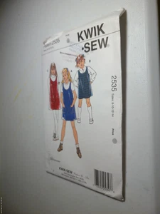MAGLIONI BAMBINA KWIK-SEW 2535 FANTASIA TESSUTO A-LINE TOPPA TASCHE 8-14 - Foto 1 di 1