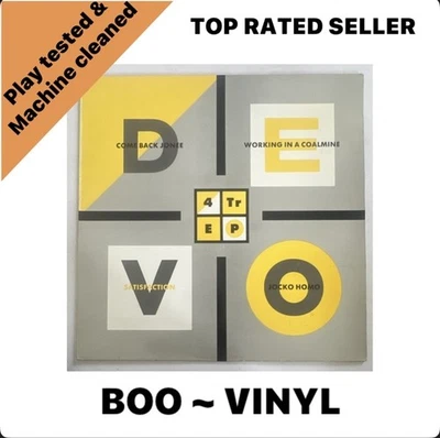 Devo 12" vinyl single record (Maxi) 4 Track EP UK VS594-12 EX / EX Condition - Image 1 of 4