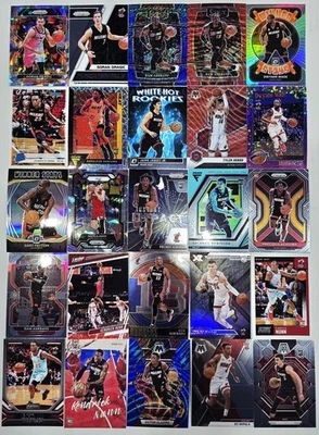 Panini 50x Miami Heat Lot Parallels Inserts Wade Herro Adebayo Rookie RC Prizm - image 1 of 2