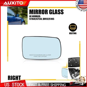 For BMW 325Ci 2001-2006 Right Heated Mirror Glass Blue Tinted OE# BM1324105 - Picture 1 of 13
