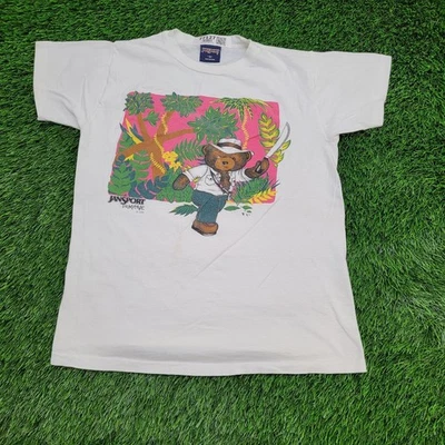 Vintage 1986 Bear Shirt S/M 19x25 Jansport Primitive - Image 1 of 4