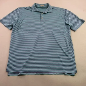 Peter Millar Shirt Mens Large Polo Golf Short Sleeve Summer Comfort Stripes - Picture 1 of 10